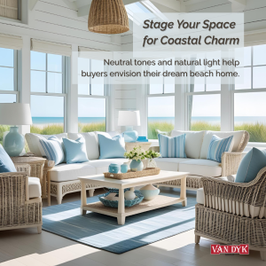 Stage for Coastal Buyers with Summer Charm